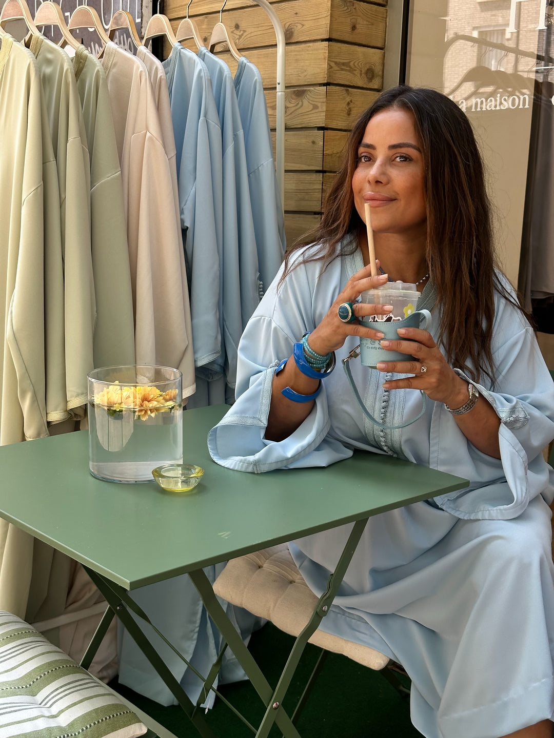 Abaya SOLEA (bleu)