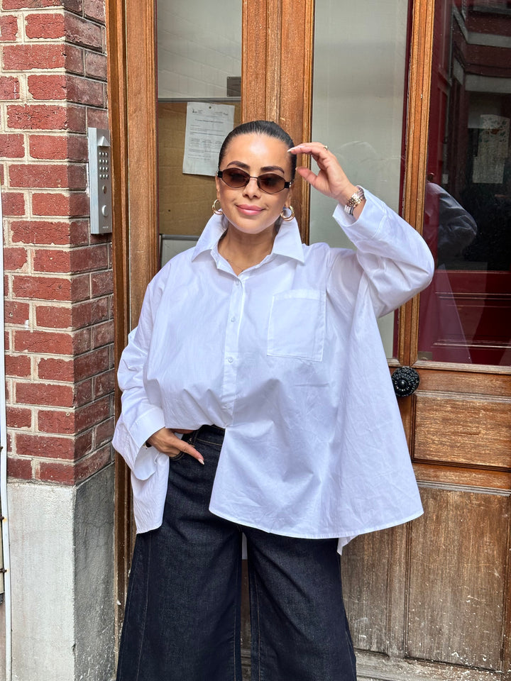 Chemise oversize - blanc