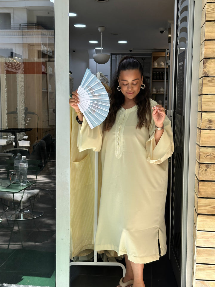 Abaya SOLEA (Jaune)