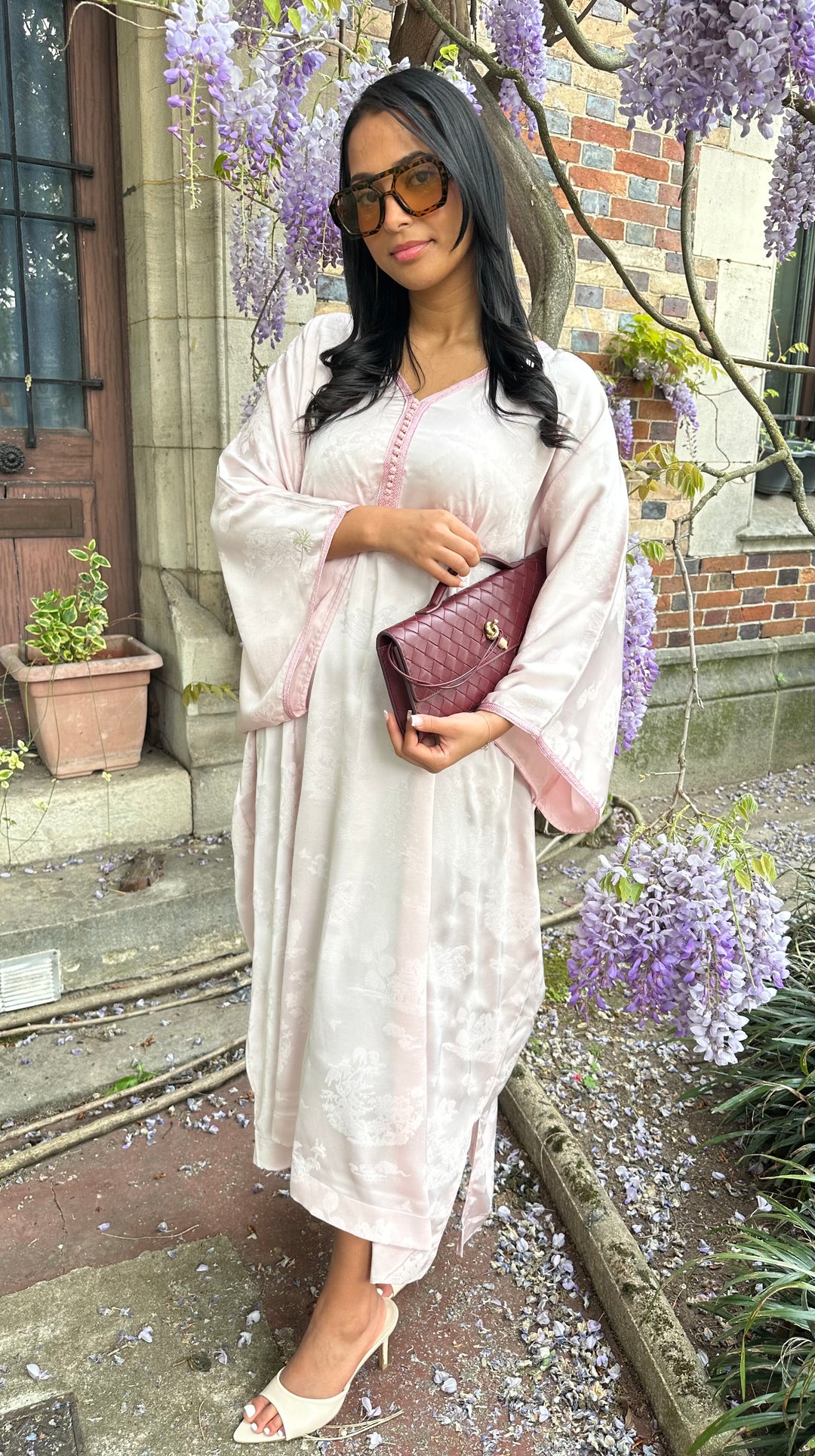 Robe Tlija – rose élégant