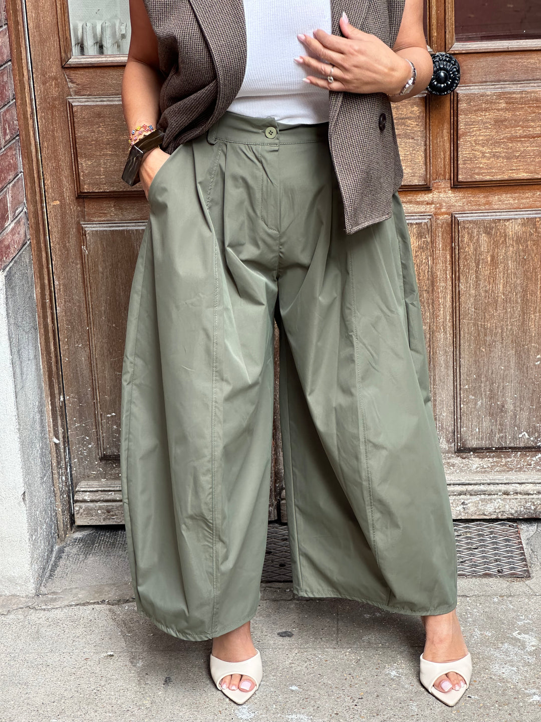 Pantalon ballon — Le Volume kaki