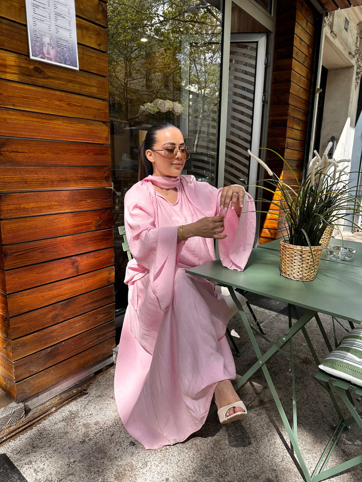 Ensemble fluide rose ￼