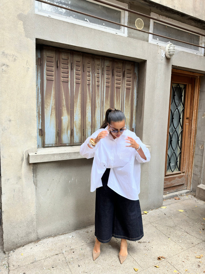 Chemise oversize - blanc