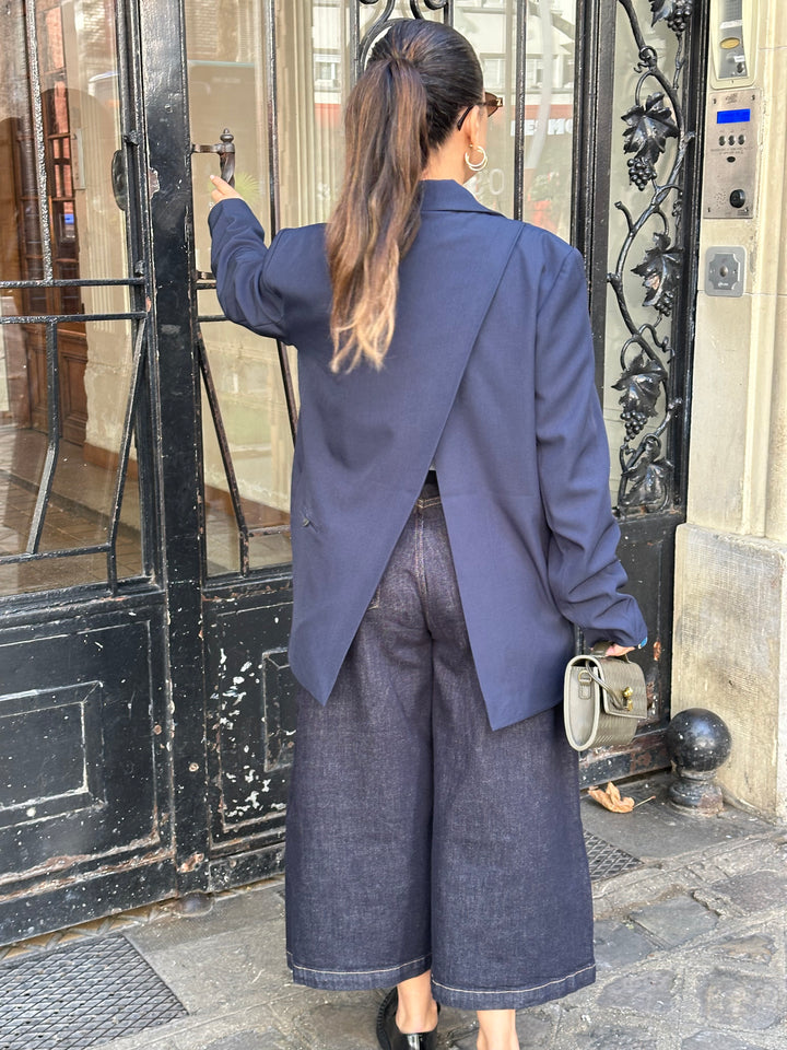 Blazer - bleu marine