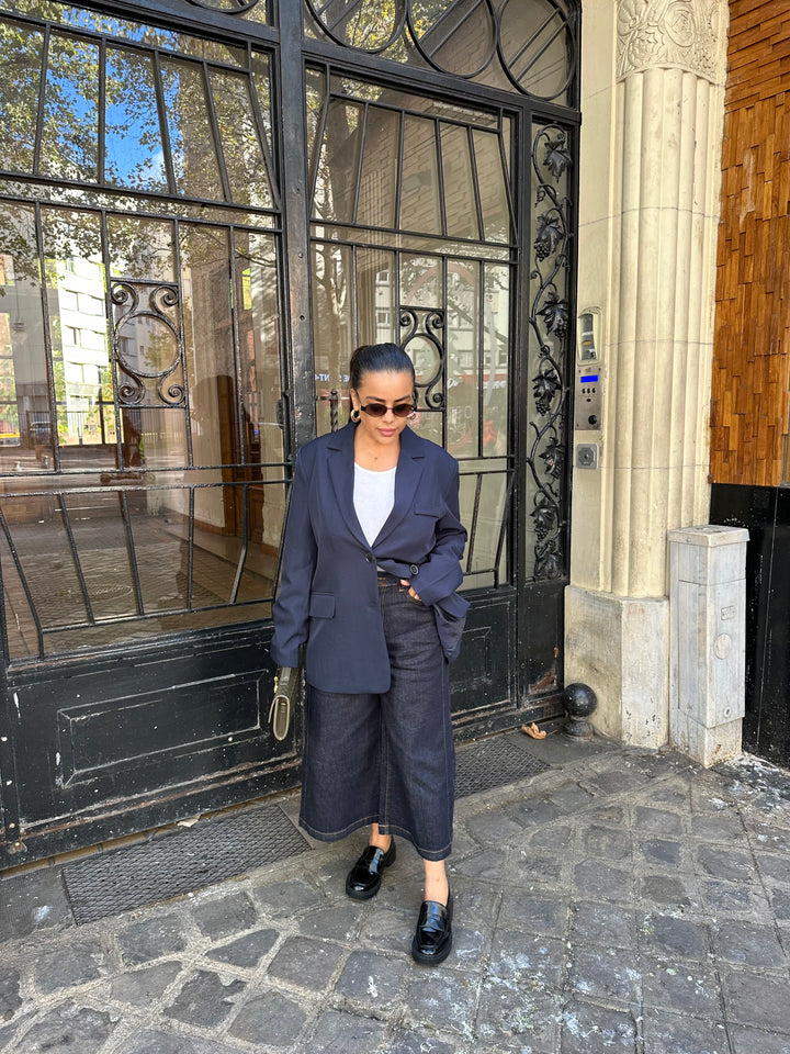 Blazer - bleu marine
