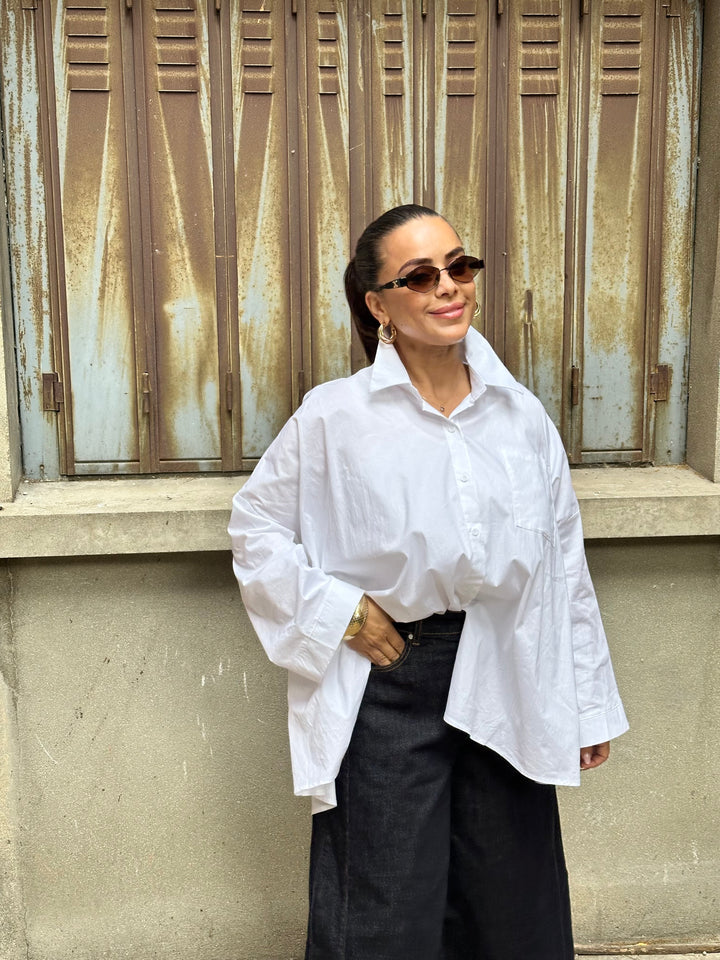 Chemise oversize - blanc