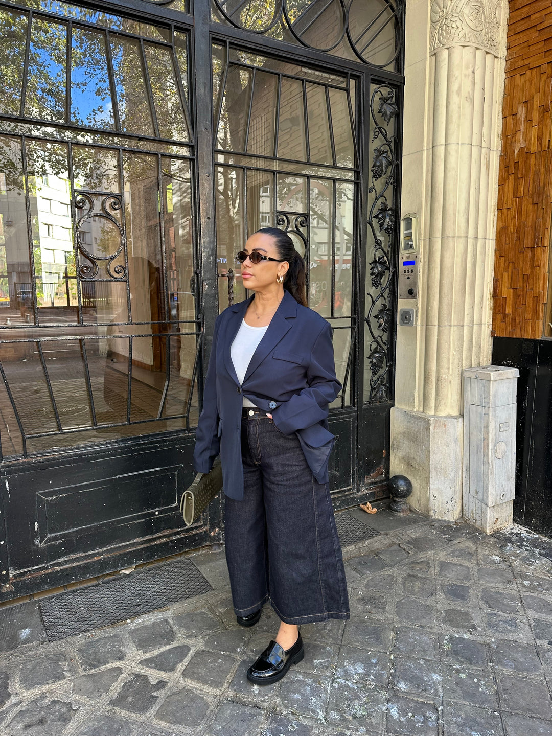 Blazer - bleu marine