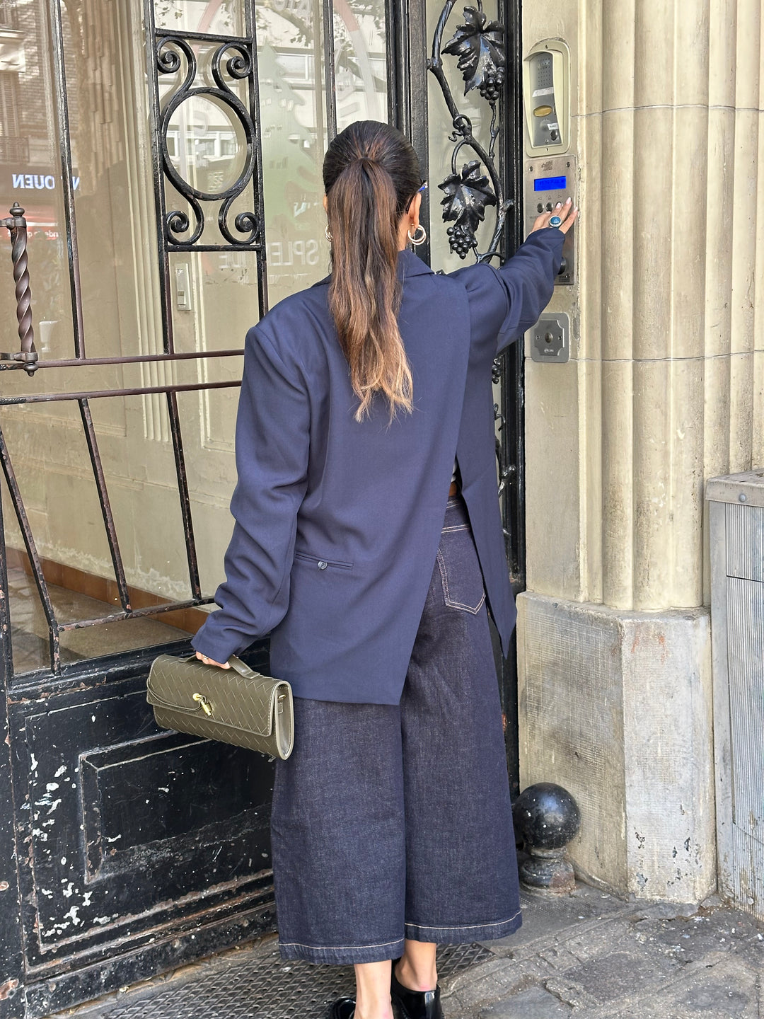 Blazer - bleu marine