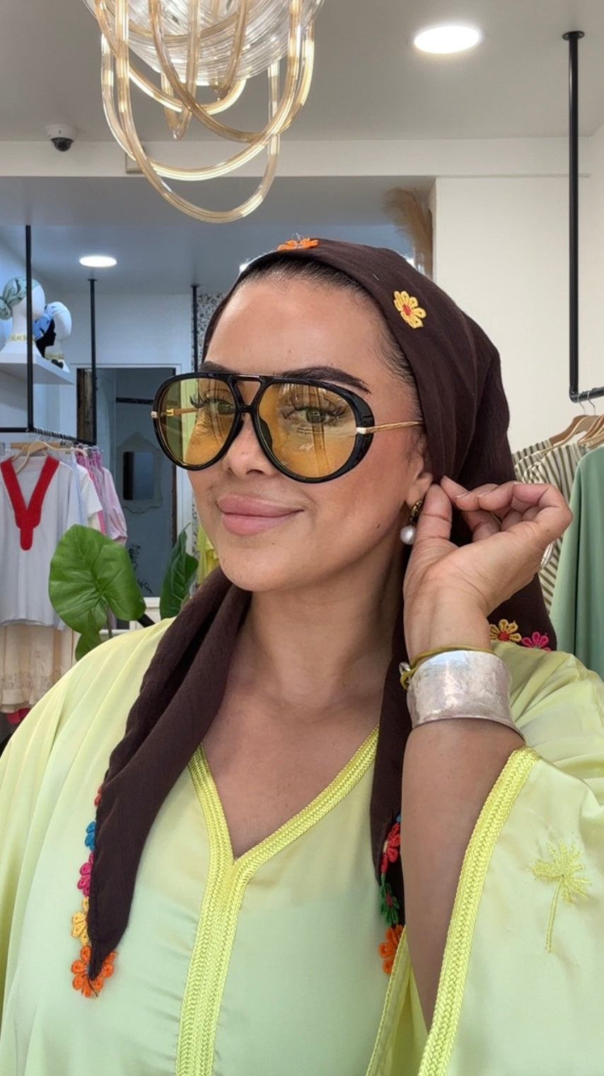 Foulard Hayati Fleuri