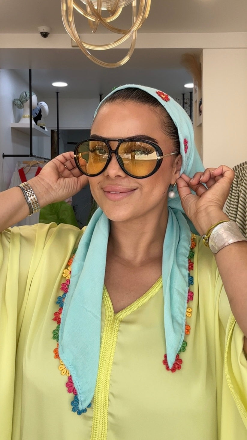 Foulard Hayati Fleuri