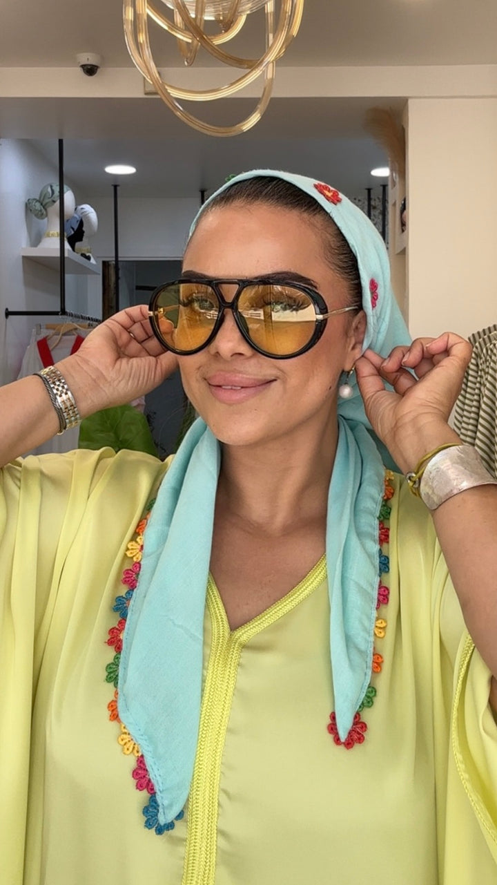 Foulard Hayati Fleuri